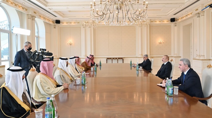 President Ilham Aliyev received the investment minister of the Kingdom of Saudi Arabia