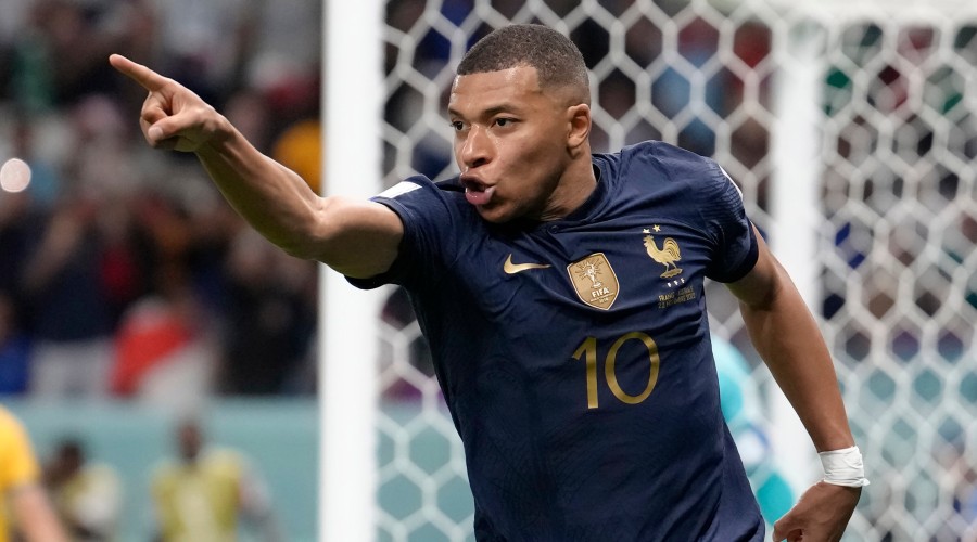 Kylian Mbappe has entered the history of world championships