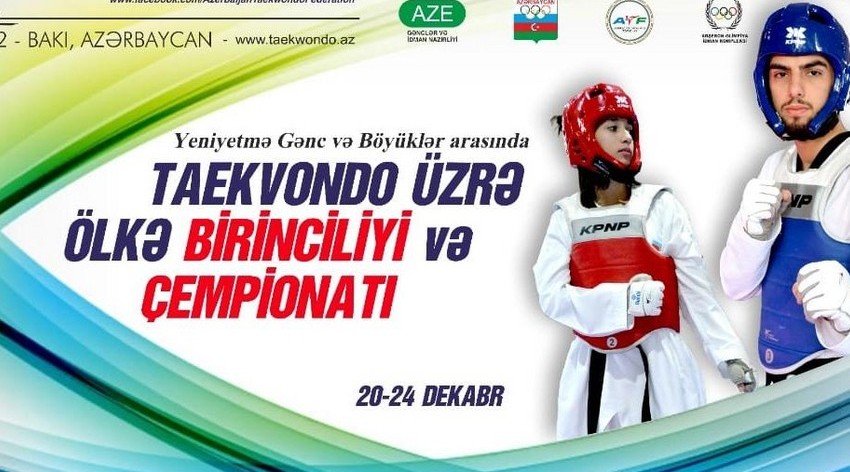 Taekvondo üzrə Azərbaycan birinciliyi və çempionatı keçiriləcək