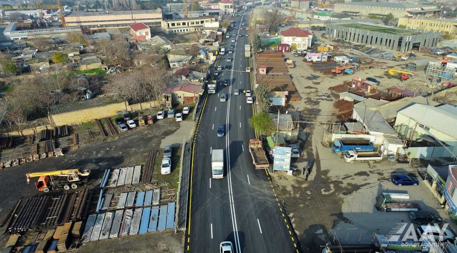 "Baksol yolu"nda təmir yekunlaşıb