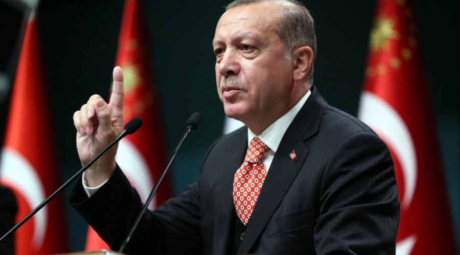 The Turkish leader criticized international organizations and Western countries