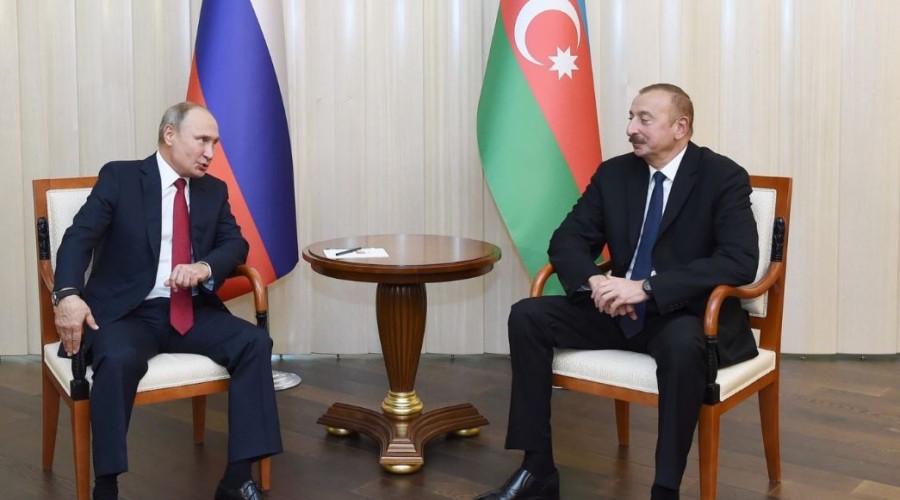 Президенты Азербайджана и России обсудили безопасность на азербайджано-армянской границе
