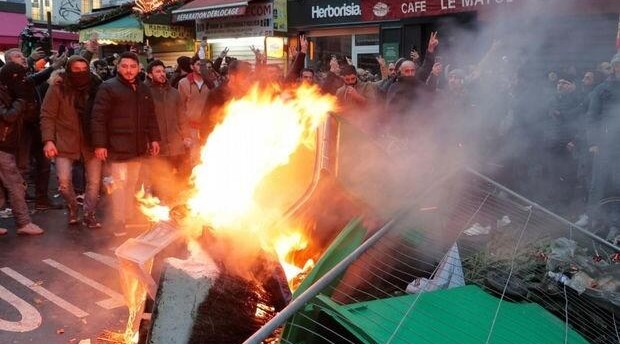 Parisdə şiddətli toqquşmalar olub