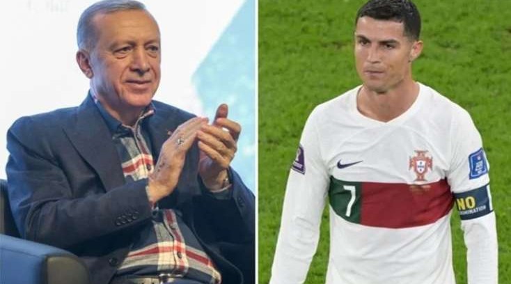 ​Ərdoğan Ronaldo haqqında məlumat verdi - VİDEO