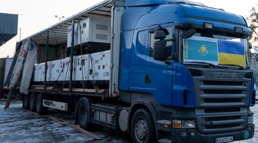 Kazakhstan sends 41 hospital generators to Ukraine