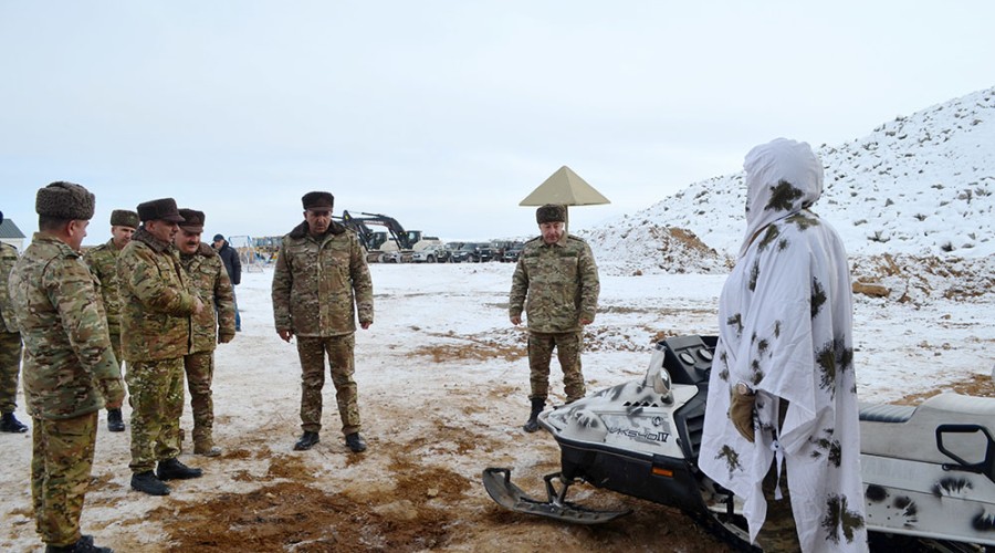 На территории Лачинского района сданы в эксплуатацию новые военные объекты - ВИДЕО