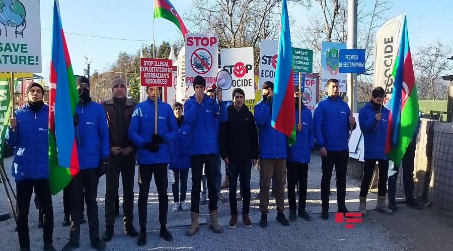 Peaceful protest action on the Khankendi-Lachin road continues on the first day of the new year