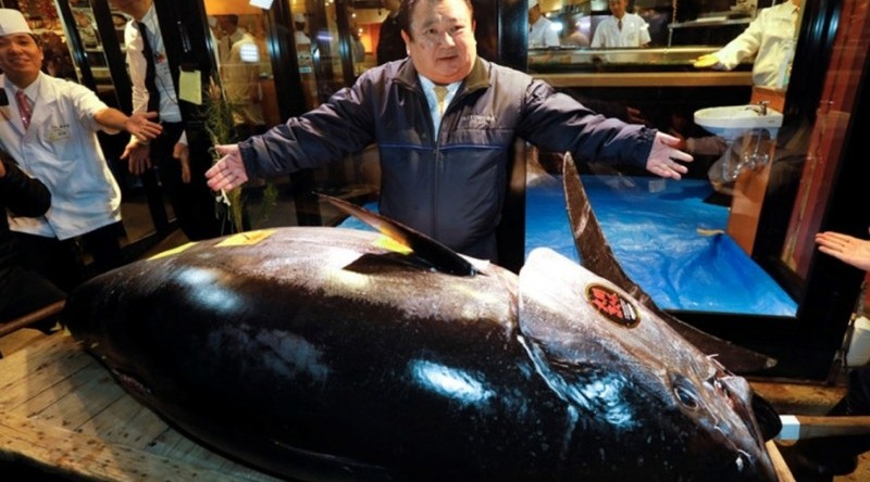 Yaponiyada 212 kiloqramlıq tuna balığı 271 min dollara satıldı