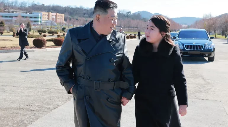 N Korea’s Kim reveals daughter in hint at extending family rule