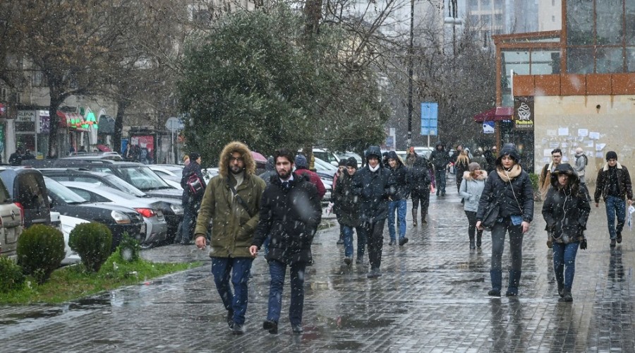 Когда в Баку выпадет снег