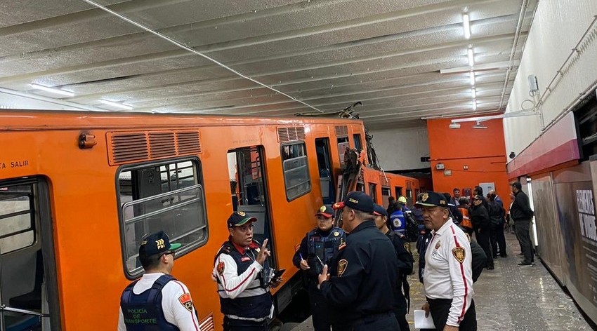 Meksika paytaxtında metroda iki qatar toqquşub, ölən və yaralananlar var