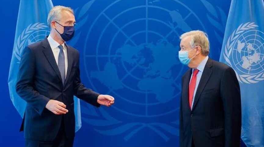 NATO, UN leaders hold talks in New York on climate crisis