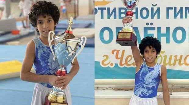 Azərbaycanlı idman gimnastı Rusiyada altı medal qazandı - VİDEO