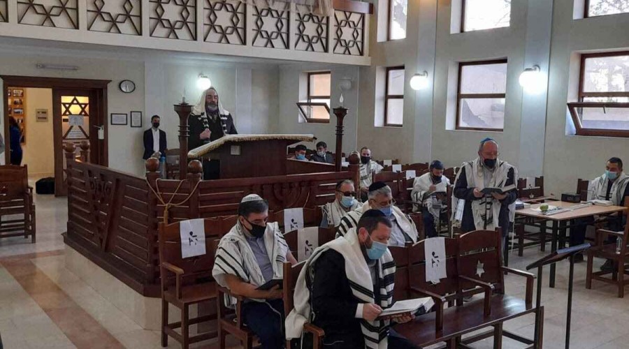 В бакинской Синагоге европейских евреев прошла церемония почтения памяти шехидов <span style="color:red">– ФОТО</span>