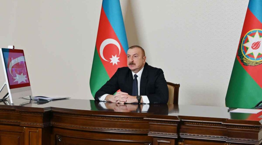 President Ilham Aliyev: Iranian trucks have illegally entered Karabakh during Armenian occupation