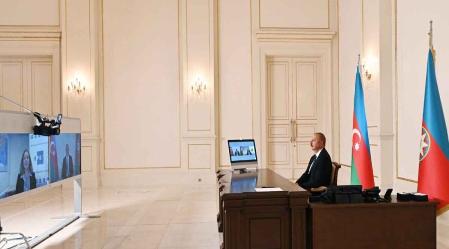 Azerbaijani leader comments on Erdogan-Putin meeting