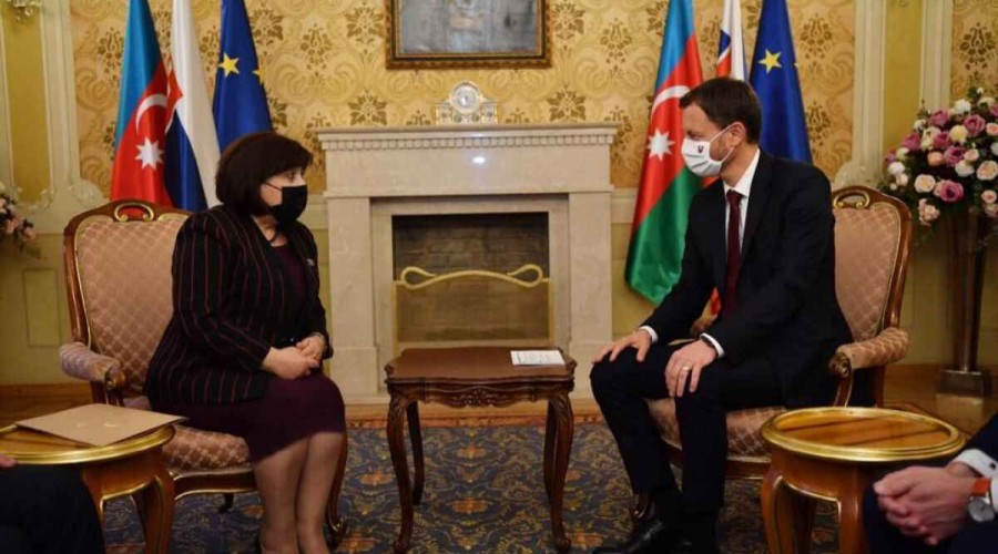 Состоялась встреча Сахибы Гафаровой с премьер-министром Словакии