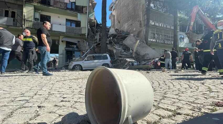 Nearly 15 remain under rubble in Batumi