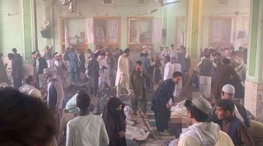 Dozens killed in mosque explosion in Afghanistan