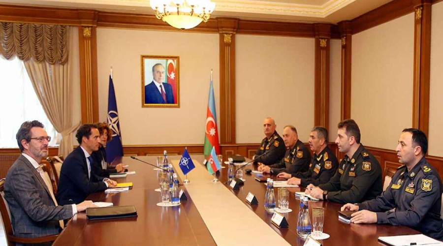 Azerbaijan Defense Minister met with NATO Special Representative for the Caucasus and Central Asia