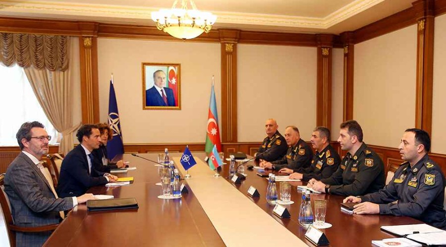 <strong>Министр обороны Азербайджана встретился со специальным представителем НАТО по Кавказу и Центральной Азии</strong>