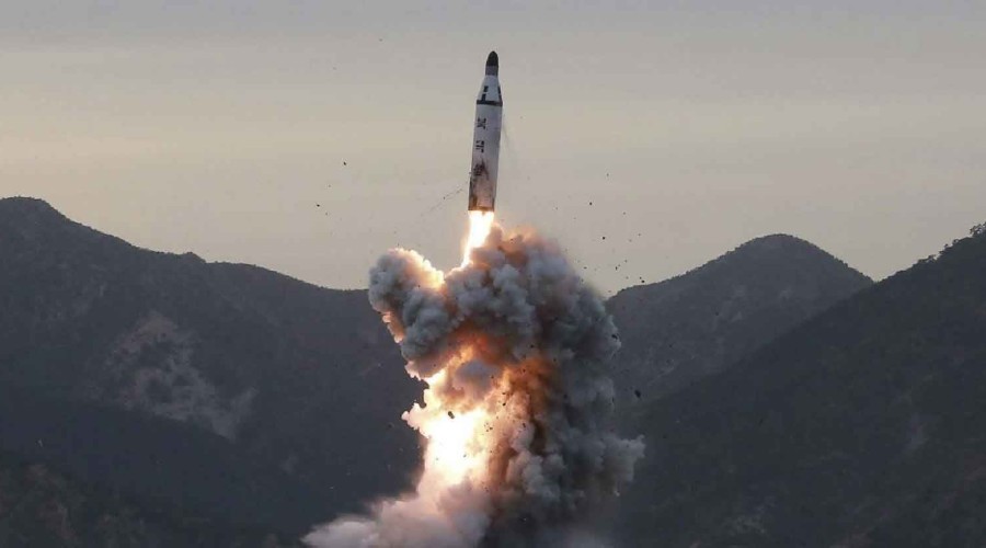 Japan sends protest to N. Korea over launch of ballistic missiles