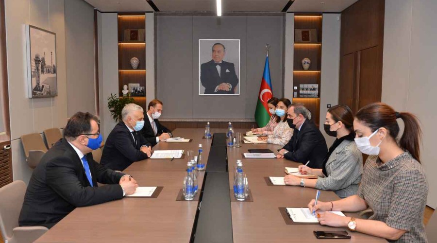 Azerbaijani FM and EU official discussed EU participation in the restoration of liberated territories