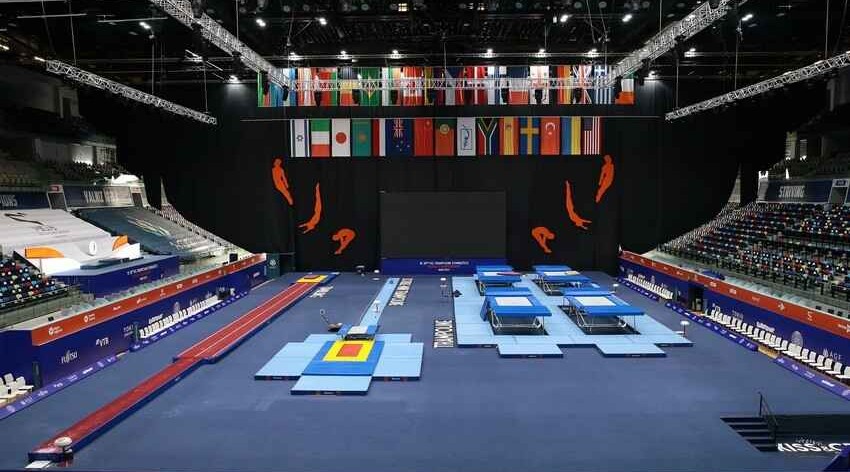 Batut gimnastikası üzrə dünya çempionatı başa çatıb