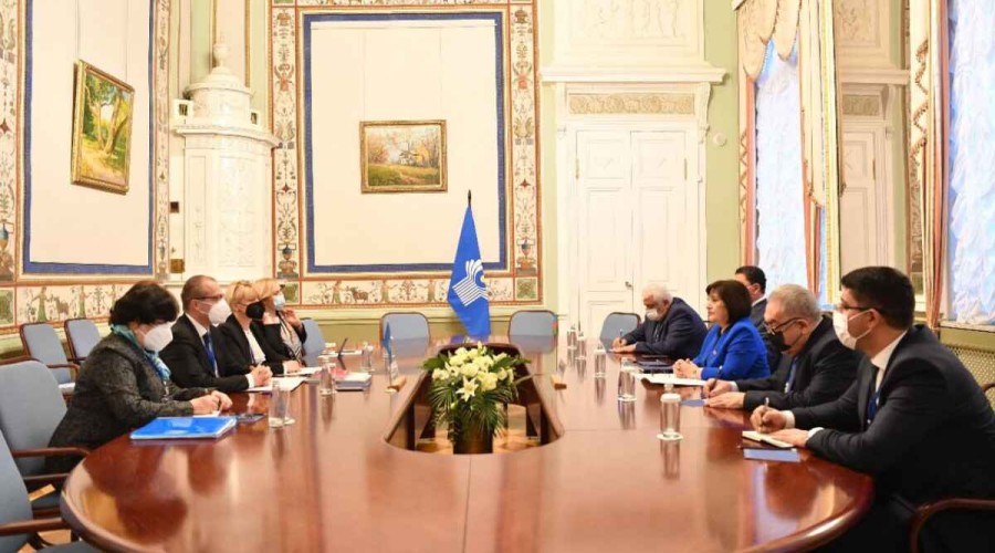 Chair of Milli Majlis meets Director of WHO Regional Office for Europe in St Petersburg