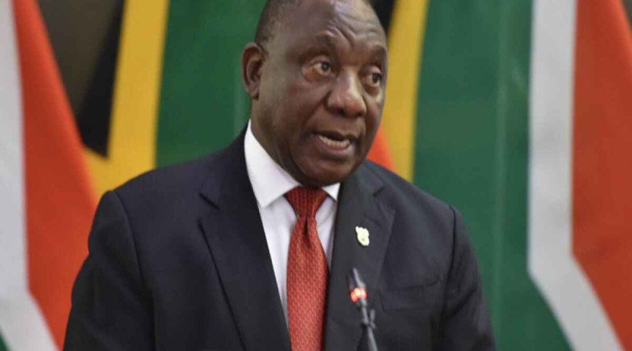 South Africa's president calls for lifting of Omicron travel bans