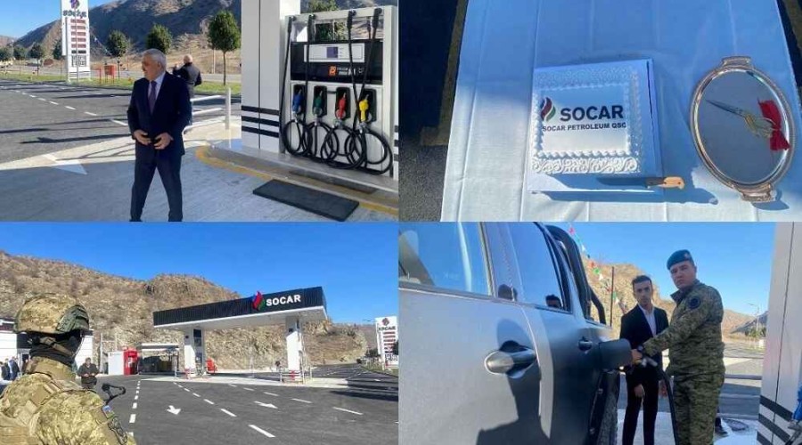 <strong>SOCAR открыла автозаправку на границе с Арменией</strong>
