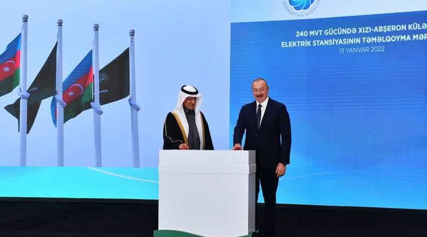 President Aliyev attends groundbreaking of Khizi-Absheron wind power plant