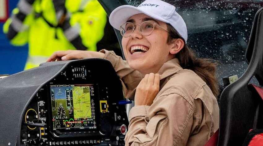 19-year-old Zara Rutherford becomes youngest woman to fly the world solo