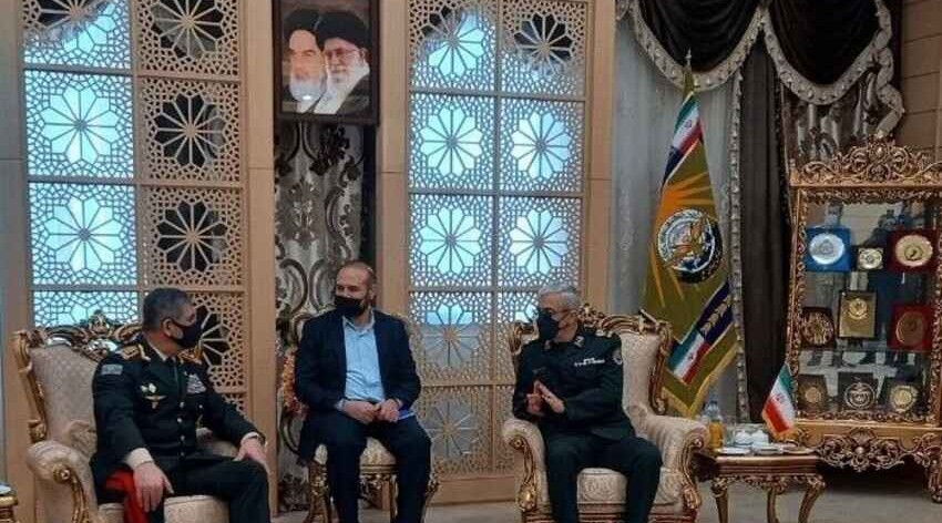 Zakir Hasanov meet with Chief of General Staff of Iranian Army