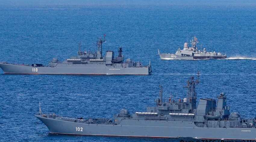 Russia conducts military exercises in Black Sea