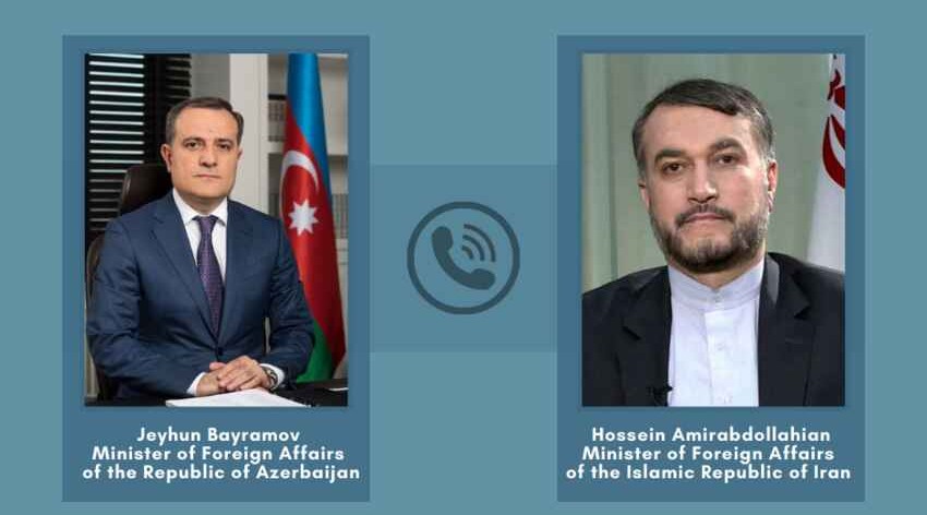 Azerbaijani, Iranian FMs hold telephone conversation