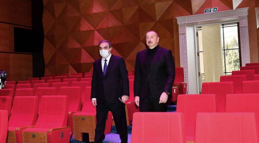 President Ilham Aliyev attends inauguration of new building of Ganja State Drama Theater