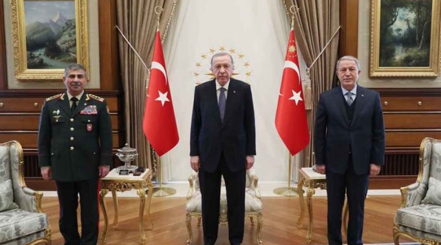 Turkish President receives Azerbaijan’s Def Min