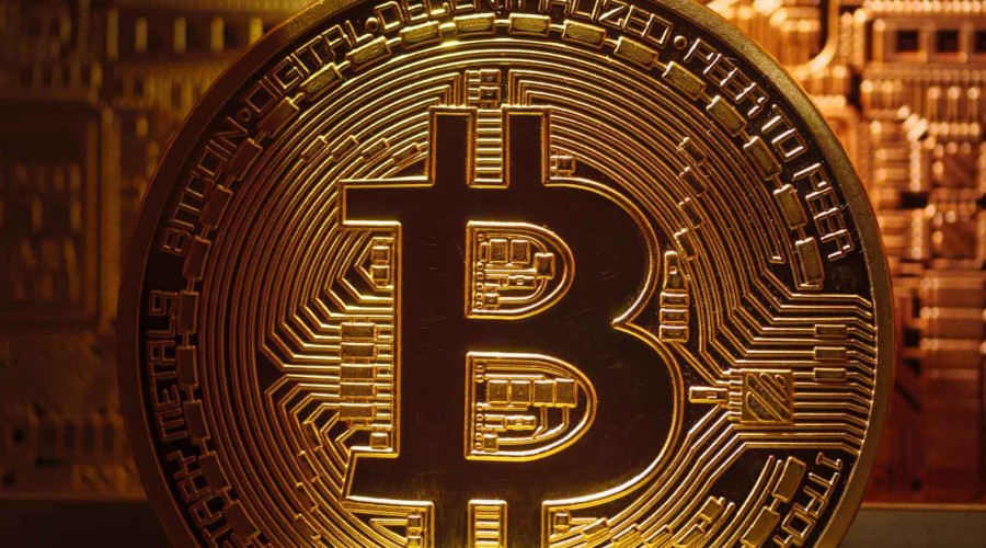 Bitcoin mimics stocks rally, hits 2-week high