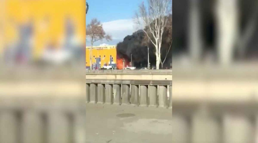 Fire in Tbilisi's Eliava market extinguished-UPDATED