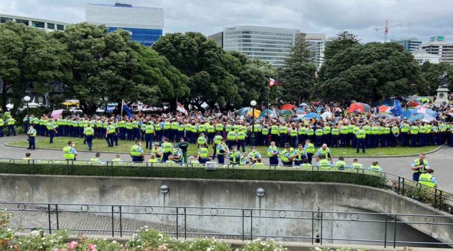 New Zealand protesters occupy parliament grounds for fourth day

