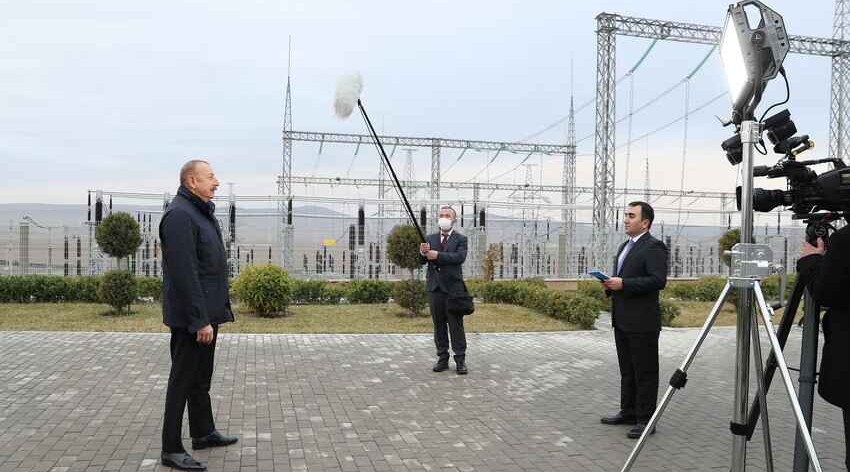 President Ilham Aliyev attended inauguration of “Gobu” Energy Junction