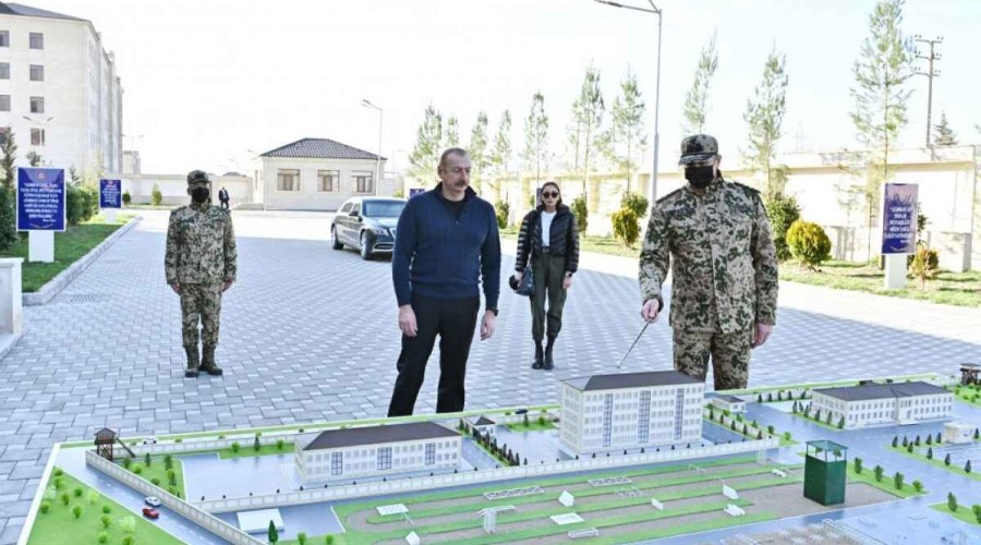 Newly built military campus of Internal Troops of Ministry of Internal Affairs inaugurated in Azerbaijan's Aghjabadi