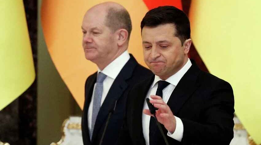 German Chancellor, Ukrainian President talk on phone