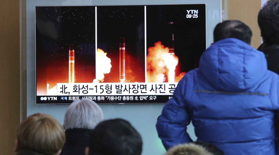 North Korea fires 'at least one ballistic missile,' Japan says