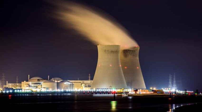 Town with major nuclear power station targeted