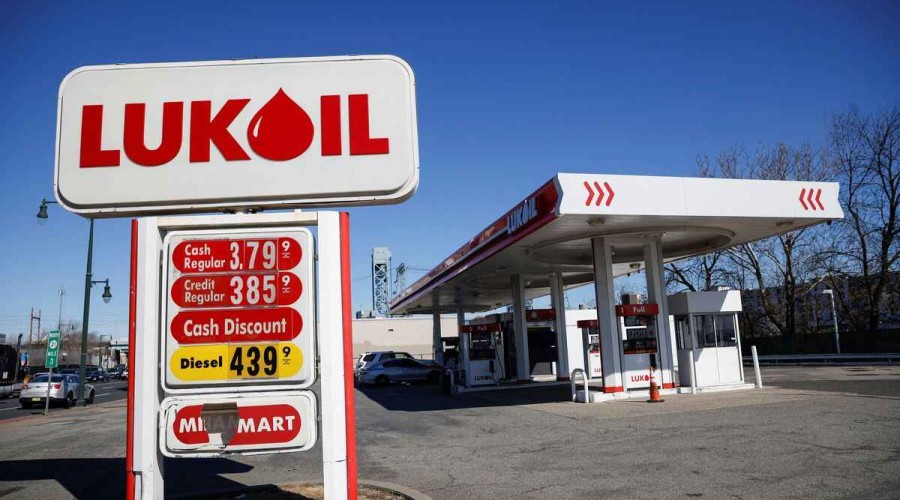 New Jersey city votes to halt licenses of gas stations tied to Russia's Lukoil