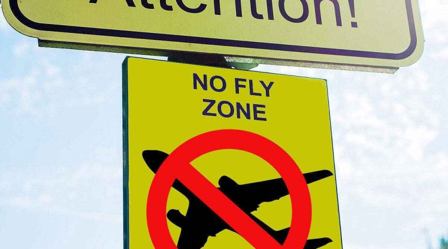 What is the meaning of 'no-fly zone'?