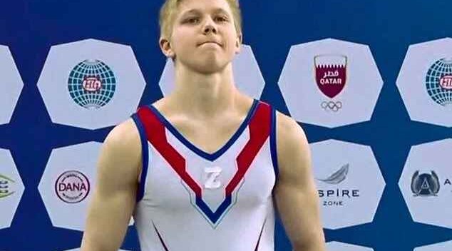 Russian gymnast Ivan Kuliak investigated for wearing pro-war symbol on podium next to Ukrainian