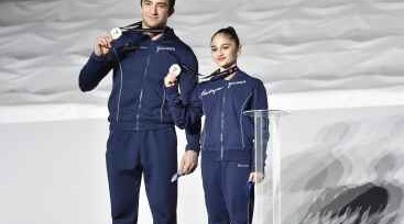 Azerbaijan`s mixed pair grab silver at FIG Acrobatic Gymnastics World Championships